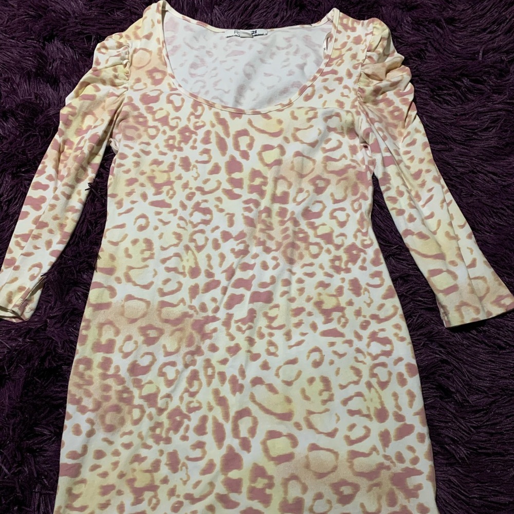Leopard print dress